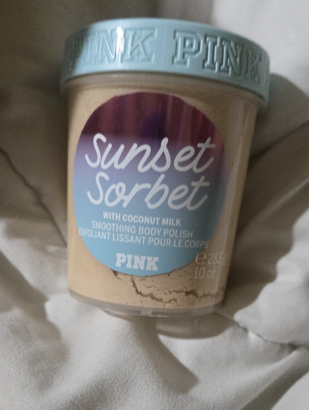 PINK Victoria's Secret Sunset Sorbet Body Polish Coconut Milk And Chill Tropic
